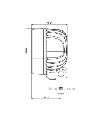 Tyri Light 1010 Phare LED carré WhitePoint | Lampe de travail LED de qualité | Éclairage LeonLeds