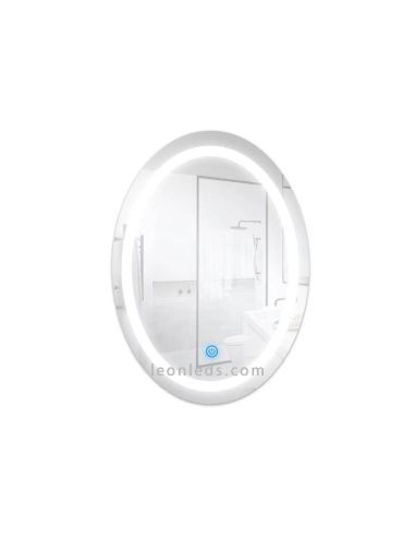 Espejo LED ovalado