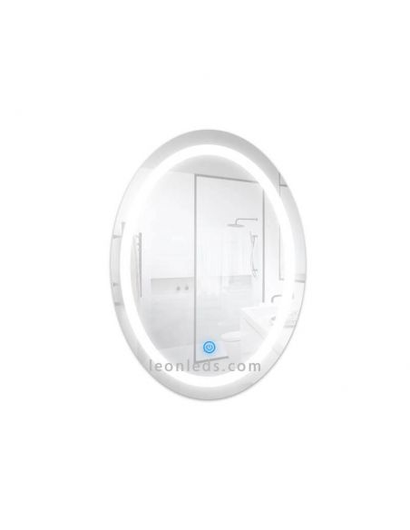Miroir LED ovale