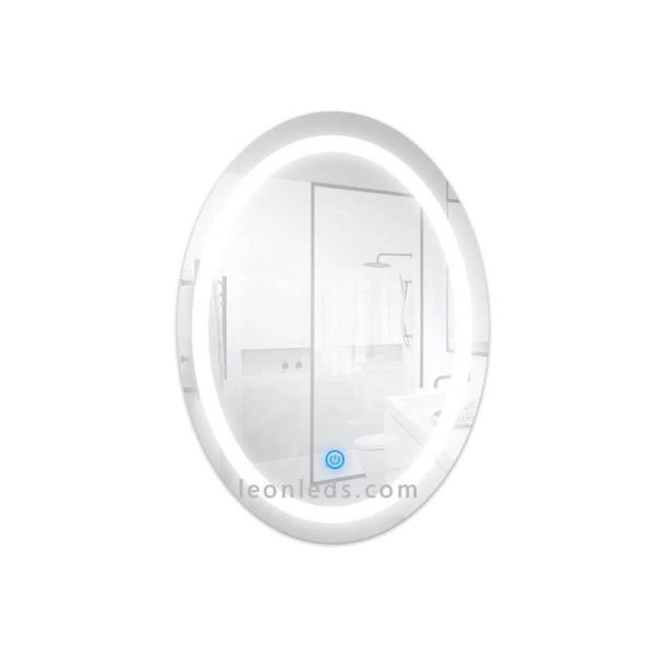 Espejo LED ovalado