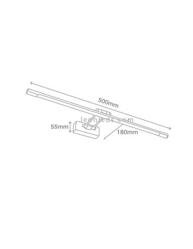 Aplique de espejo de baño Led Bargeld de Sulion | LeonLedsapliques