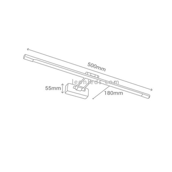 Aplique de espejo de baño Led Bargeld de Sulion | LeonLedsapliques