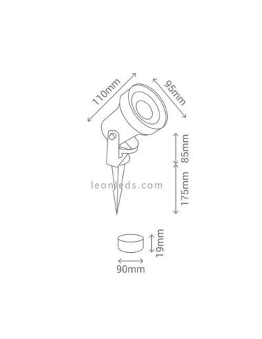 Baliza exterior Yuka de Sulion| LeonLedsbalizasesteriores