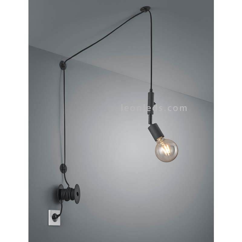 Lámpara de techo Stella con enchufe de Trio Lighting | LeonLeds.com