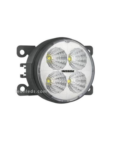 Farol Redondo Ø87 LED Com Suporte 12-24V- Com Cabo- | LeonIluminação LED