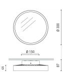 Dimensiones Plafon LED 31w Sky 4 ArkosLight