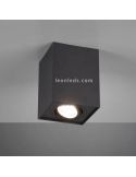 Spot carré Biscuit noir Trio | LeonLedlighting