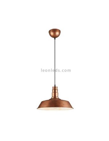 Lámpara de Techo cobre antiguo Will Trio Lighting