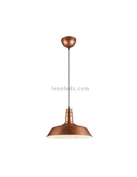 Lámpara de Techo cobre antiguo Will Trio Lighting