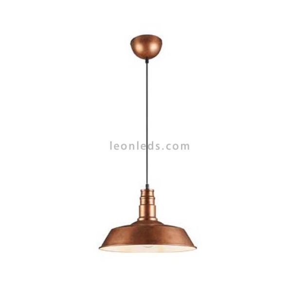 Luminária de teto em cobre antigo Will Trio Lighting