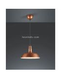 Lámpara de Techo cobre antiguo Will Trio Lighting