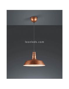 Plafonnier en cuivre antique Will Trio Lighting 2