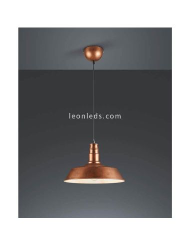 Lámpara de Techo cobre antiguo Will Trio Lighting