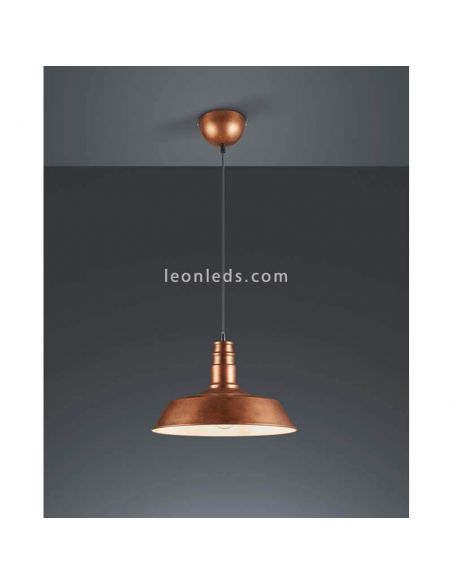 Plafonnier en cuivre antique Will Trio Lighting