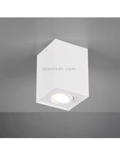 Plafón cuadrado blanco Biscuit de trio Lighting | LeonLedsiluminacion 2
