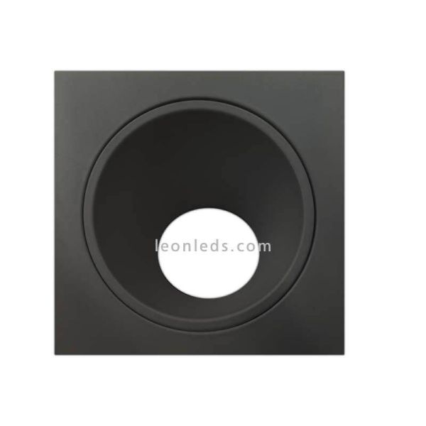 Anneau encastré carré noir 45º Brandon Mantra