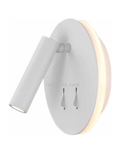 Aplique LED con interruptor Blanco
