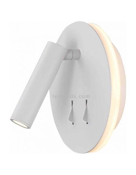 Aplique LED con interruptor Blanco