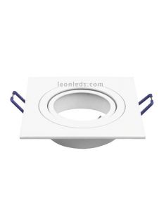Aro Empotrable cuadrado Aluminio 2