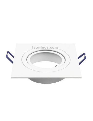 Anneau Encastré Carré Blanc