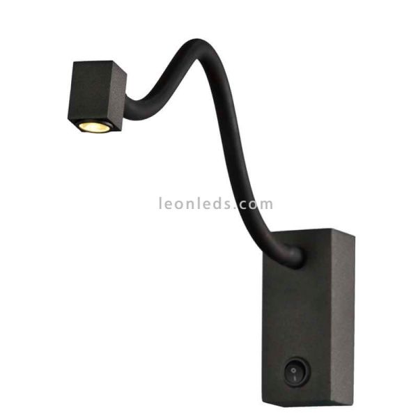 Applique murale à LED avec interrupteur et lecteur Boavista Mantra 6049 | Éclairage LeonLeds