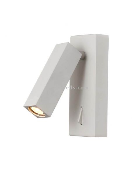 Candeeiro de parede LED com leitor e interruptor Tarifa Mantra