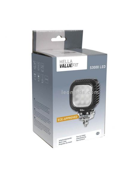 Faro de Trabajo LED Hella 3000Lm S3000 | LeonLeds
