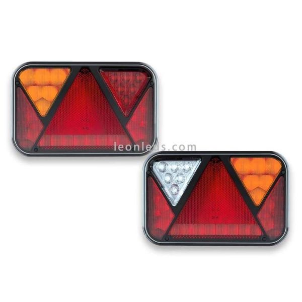 Piloto LED con triangulo y luz de matricula FT270 Fristom