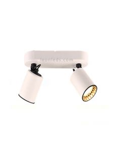 Regleta de 2 focos blanca Pago Trio Lighting 2