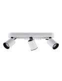 Regleta 3 focos blanca Pago Trio Lighting