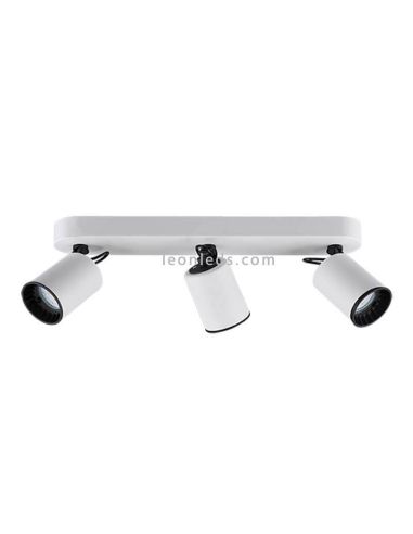 Regleta 3 focos blanca Pago Trio Lighting