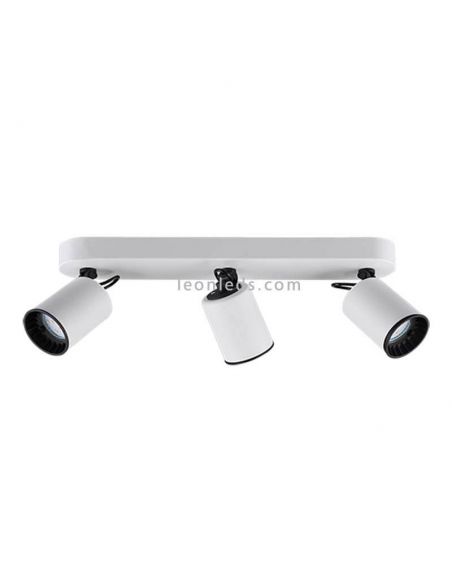 Regleta 3 focos blanca Pago Trio Lighting
