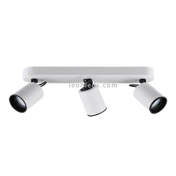 Regleta 3 focos blanca Pago Trio Lighting