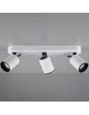Regleta 3 focos blanca Pago Trio Lighting