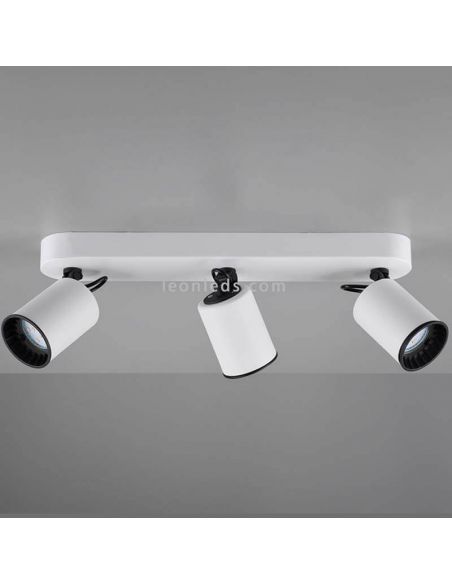 Regleta 3 focos blanca Pago Trio Lighting