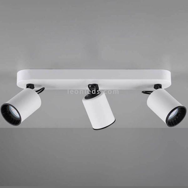 Regleta 3 focos blanca Pago Trio Lighting
