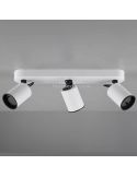 Regleta 3 focos blanca Pago Trio Lighting