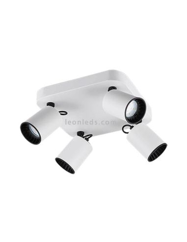 Régua 4 focos branca Pago Trío Lighting