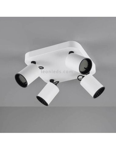 Regleta 4 focos blanca Pago Trio...