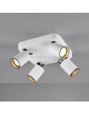 Regleta 4 focos blanca Pago Trio Lighting