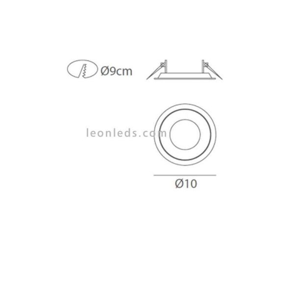 Dimensiones Halo de Ole By Fm Iluminación
