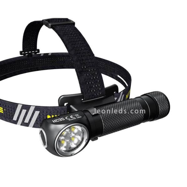 Linterna Frontal LED Potente Nitecore HC35