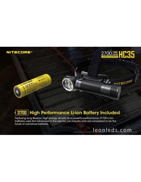Nitecore HC35 poderoso farol de LED