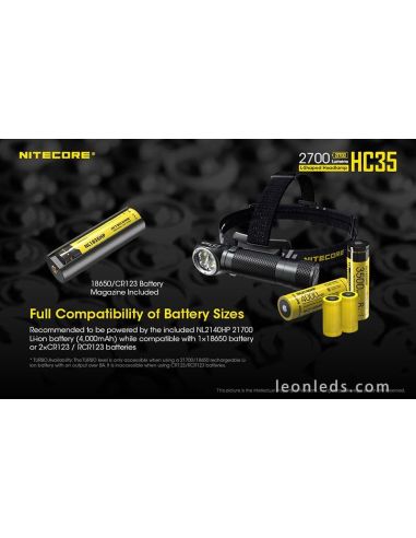 Lampe frontale LED puissante Nitecore...