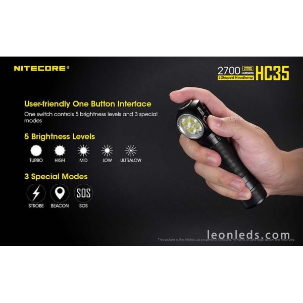 Leistungsstarker LED-Stirnlampe...