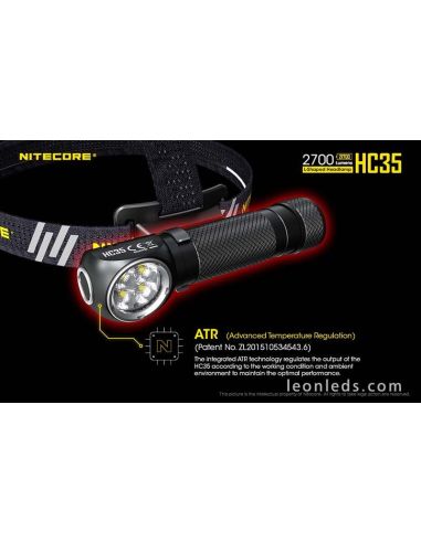 Lampe frontale LED puissante Nitecore...