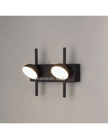 Aplique LED Doble negro 6W ADN Black 6265