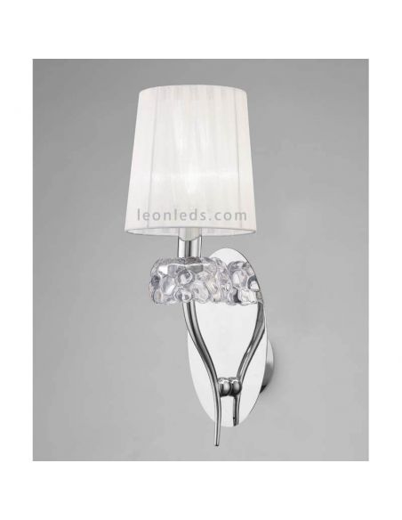 Luminária de parede clássica Loewe para interiores