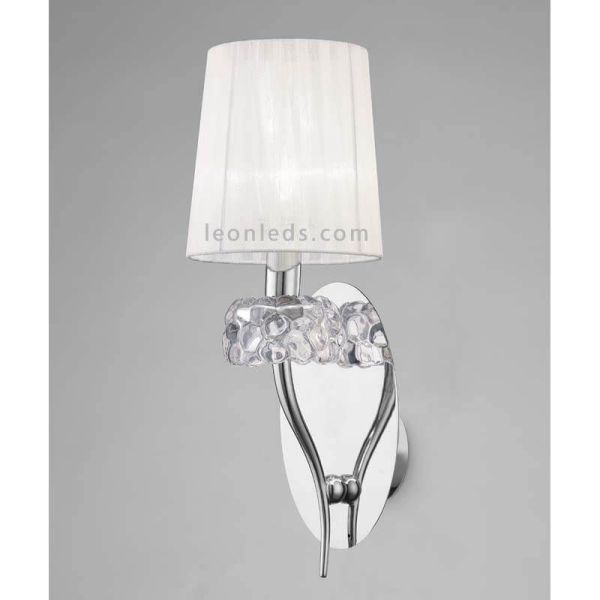 Luminária de parede clássica Loewe para interiores