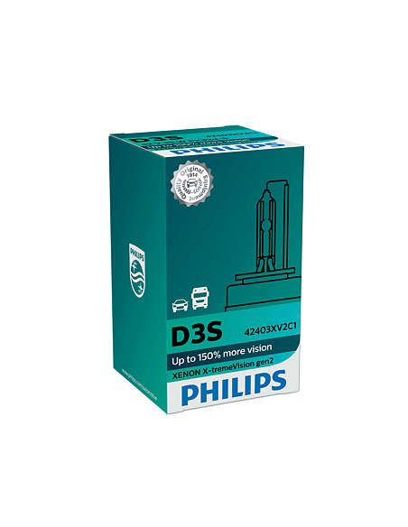 Bombillas D3S Philips XtremVision Gen2 42403XV2C1 | LeonLeds Iluminación